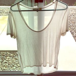 C&C California Sheer Tee Size M